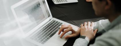 Person on laptop