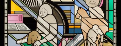 Stained Glass Window in OVC